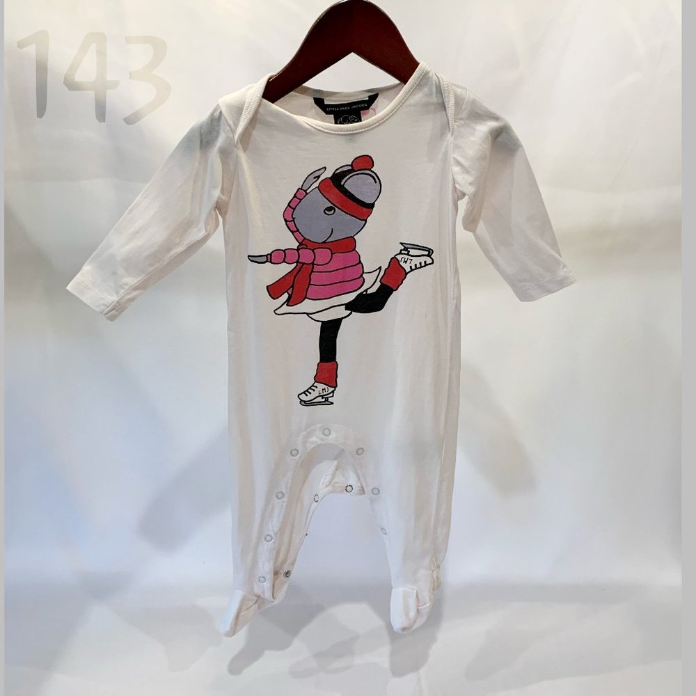 Little Marc Jacobs Printed Onesie - Size 3M